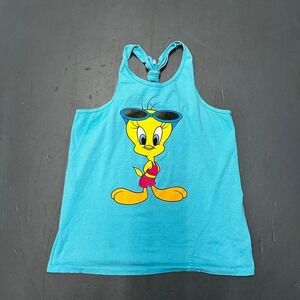 Vintage 1998 Looney Tunes tweety bird women's oversized tank top